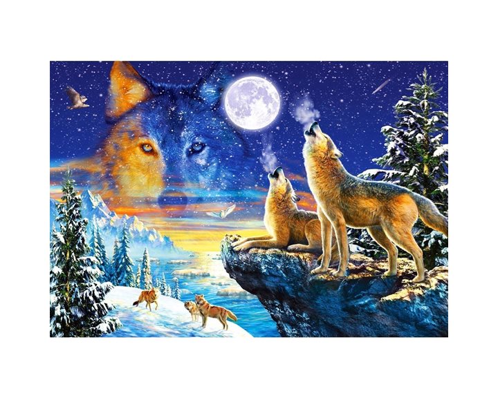 Παζλ Castorland 1000 Τμχ. Howling Wolves 68x47 C-103317-2