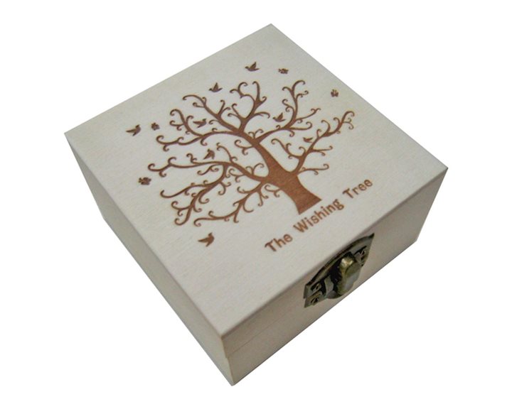 Κουτί Ξύλινο Για Ντεκουπάζ 9x9x5cm Τhe Wishing Tree 20601319