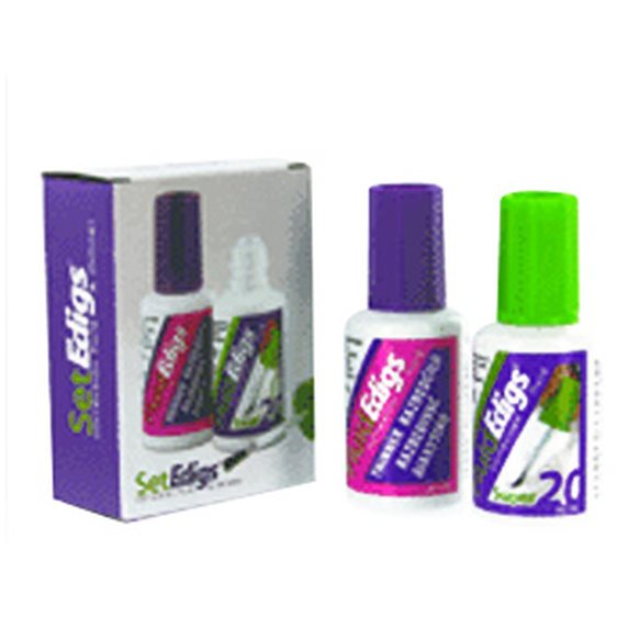 Σετ Διορθωτικό Edigs Υγρό 20ml Διαλυτικό 20ml