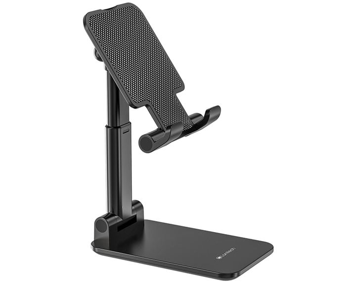 LAMTECH 2IN1 FOLDING DESKTOP STAND FOR SMARTPHONES AND TABLETS BLACK