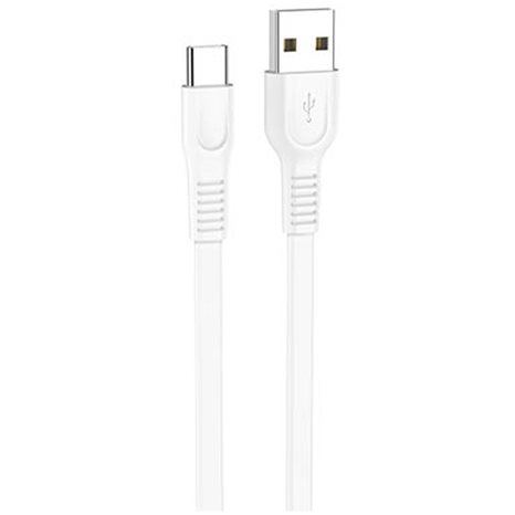 Lamtech Type-C 3.0A Flat Charging Cable 1M White