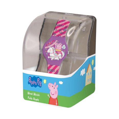 Ρολόϊ Σε Πλαστικό Κουτί Peppa Pig 482608