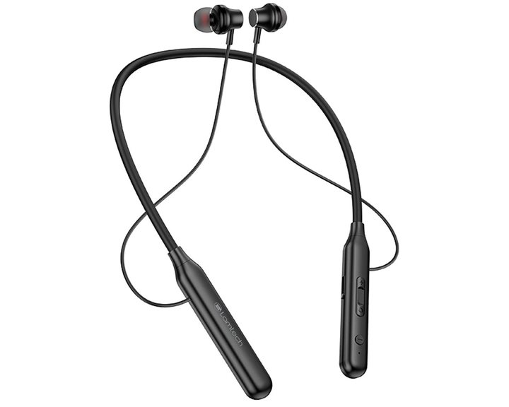 LAMTECH POWERFUL BLUETOOTH WIRELESS SPORTS EARPHONES BLACK