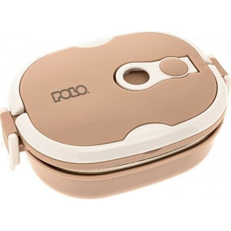 Thermobowl Polo 800ml Με Τρύπα Αερισμού Και Λαβή ροζ απαλό