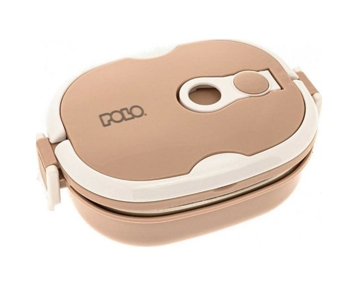 Thermobowl Polo 800ml Με Τρύπα Αερισμού Και Λαβή ροζ απαλό