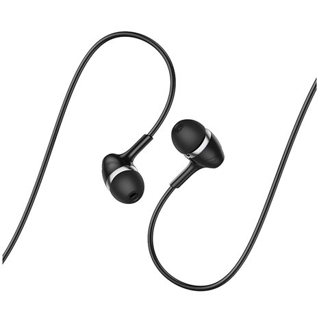 Lamtech Fashionable 3,5mm Earphones With Mic Black