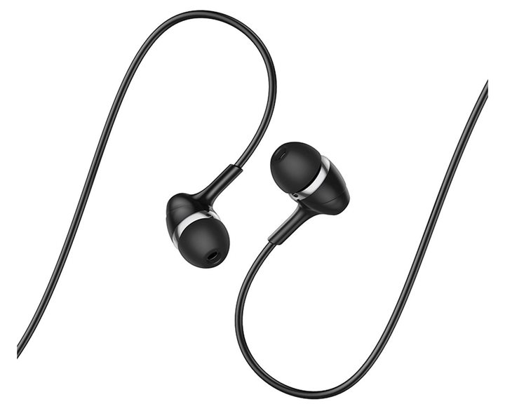 Lamtech Fashionable 3,5mm Earphones With Mic Black