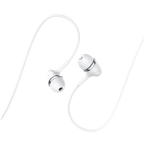 Lamtech Fashionable 3,5mm Earphones With Mic White