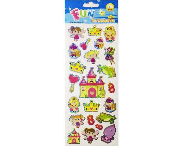 Αυτοκόλλητα Fun Stickers Princess Cute 937