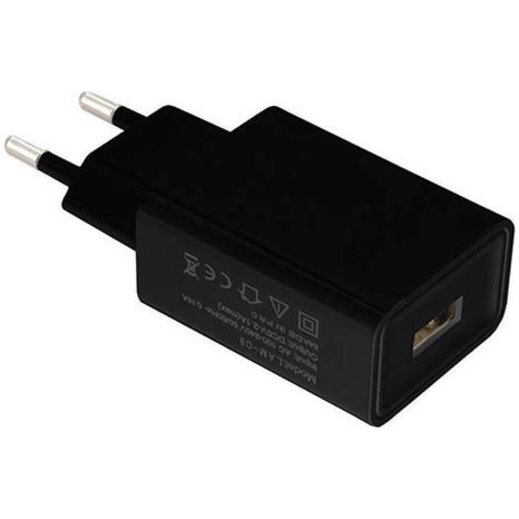 LAMTECH USB TRAVEL CHARGER 2,1A BLACK
