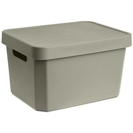 Κουτί Αποθήκευσης Πλαστικό με Καπάκι Cyclops 4.5L 26x17.5x12.3cm Πράσινο