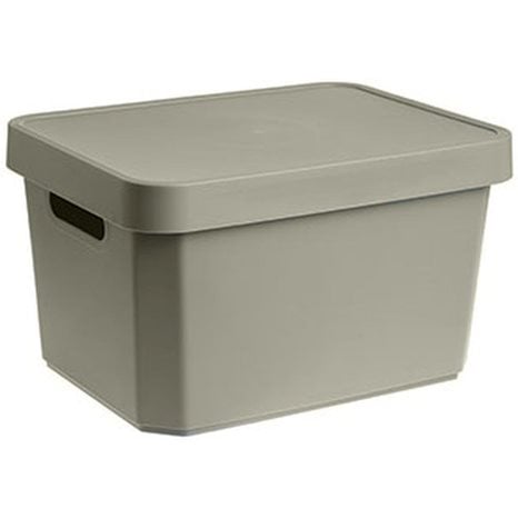 Κουτί Αποθήκευσης Πλαστικό Με Καπάκι Cyclops 4.5L 26x17.5x12.3cm Πράσινο