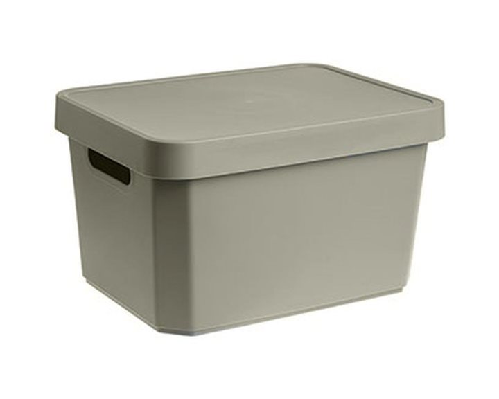 Κουτί Αποθήκευσης Πλαστικό Με Καπάκι Cyclops 4.5L 26x17.5x12.3cm Πράσινο
