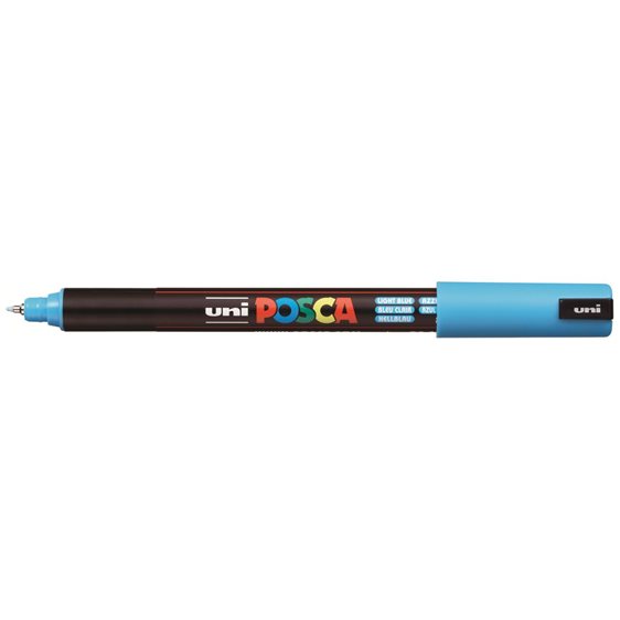 Μαρκαδόρος Uni Posca PC-1MR Μπλε Ανοικτό
