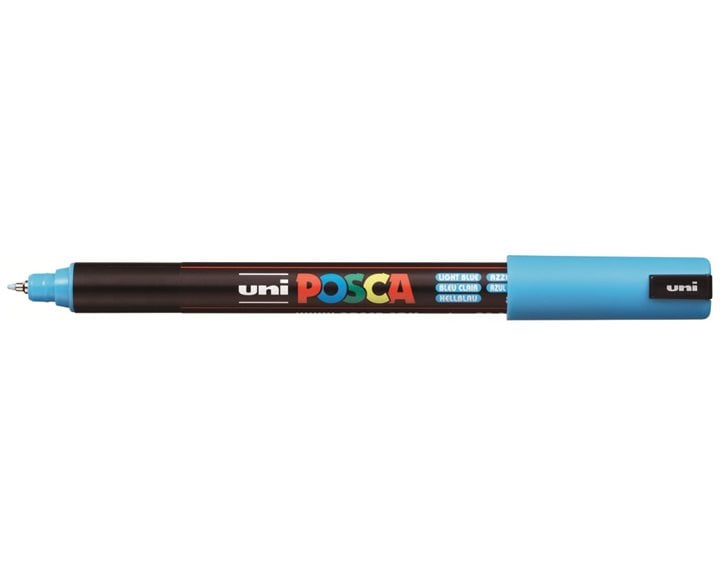 Μαρκαδόρος Uni Posca PC-1MR Μπλε Ανοικτό