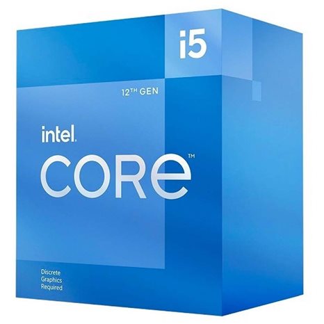 INTEL CPU CORE i5 12400F, 6C/12T, 2.50GHz, CACHE 18MB, SOCKET LGA1700 12th GEN, BOX, FAN, 3YW.