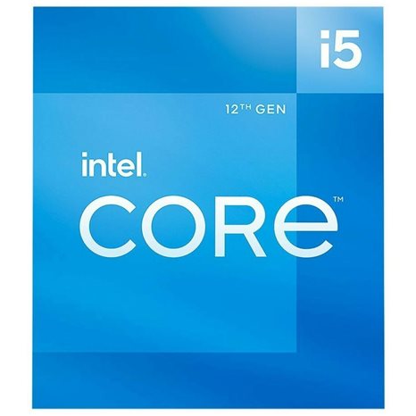 INTEL CPU CORE i5 12400F, 6C/12T, 2.50GHz, CACHE 18MB, SOCKET LGA1700 12th GEN, BOX, FAN, 3YW.