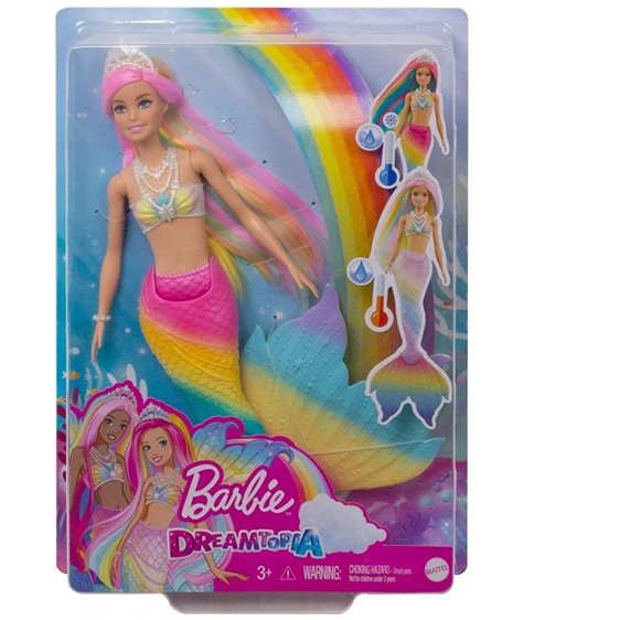 Mattel Barbie Γοργόνα Μεταμόρφωση Ουράνιο Τόξο