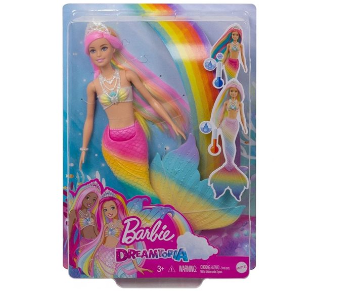 Mattel Barbie Γοργόνα Μεταμόρφωση Ουράνιο Τόξο