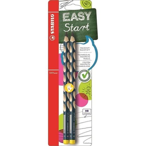 Μολύβι Stabilo Easy Graph Για Αριστερόχειρες 2Τμχ