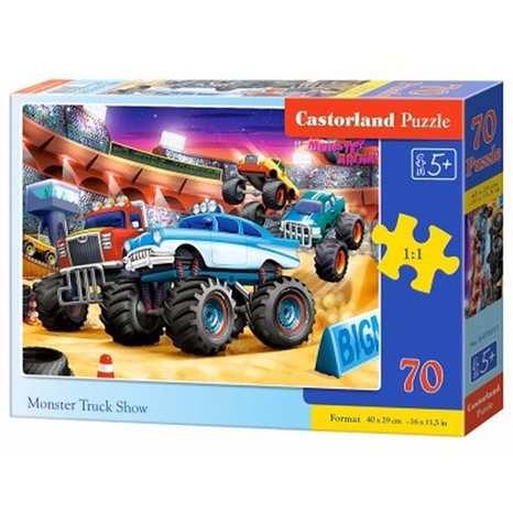 Παζλ Castorland 70 τμχ 40x29cm Monster Truck Show