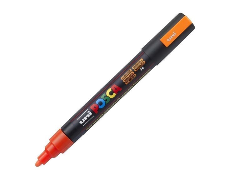 Μαρκαδόρος Uni Posca PC-5M Fluo Orange