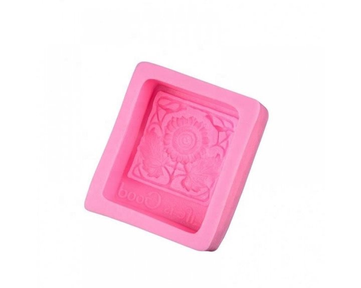 Craftistico Καλούπι Σιλικόνης 8x6,5x3,2cm Λουλούδι Παραλληλόγραμμο