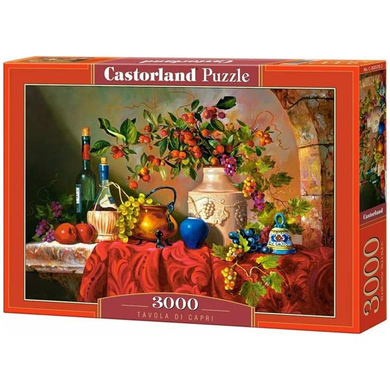 Παζλ Castorland 3000τεμ. Tavola di Capri 92x68 C-300570-2