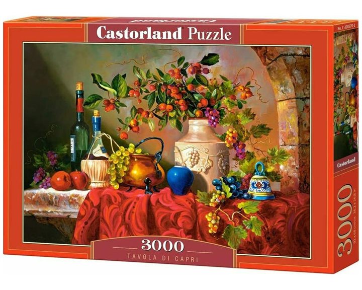 Παζλ Castorland 3000τεμ. Tavola di Capri 92x68 C-300570-2