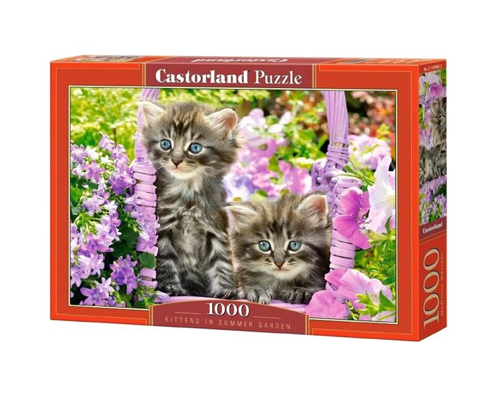 Παζλ Castorland 1000 τμχ.Kittens In Summer Garden 68x47 C-104086-2