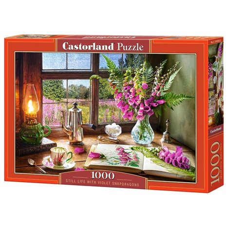 Παζλ Castorland 1000 Τμχ. Still Life With Violet Snapdragons 68x47 C-104345-2