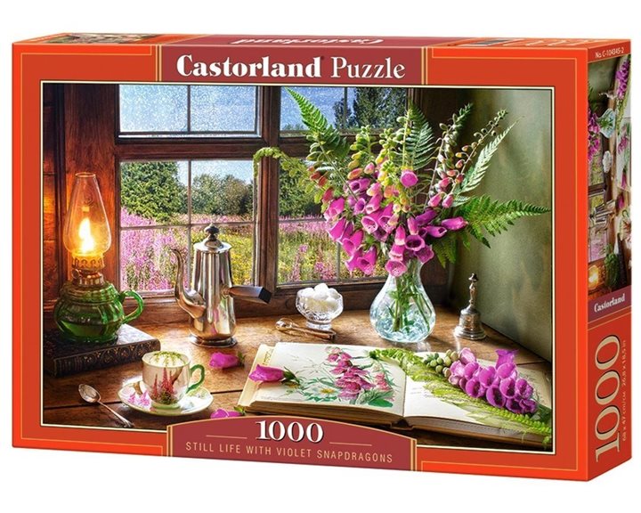 Παζλ Castorland 1000 Τμχ. Still Life With Violet Snapdragons 68x47 C-104345-2