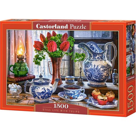 Παζλ Castorland 1500τεμ. Still Life With Tulips 68x47 C-151820-2
