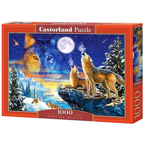 Παζλ Castorland 1000 Τμχ. Howling Wolves 68x47 C-103317-2