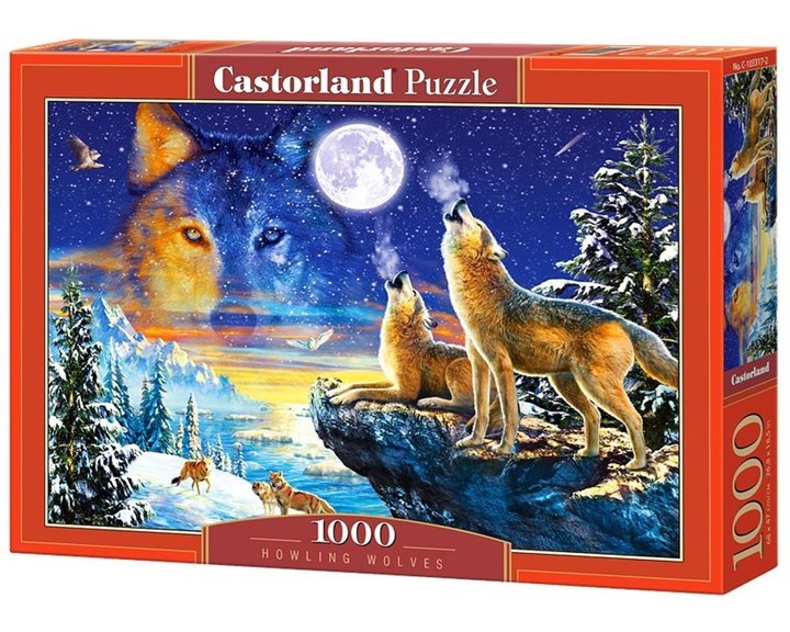 Παζλ Castorland 1000 Τμχ. Howling Wolves 68x47 C-103317-2