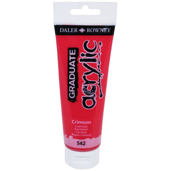 Ακρυλικό Χρώμα Graduate 120ml 542 Crimson 123120542