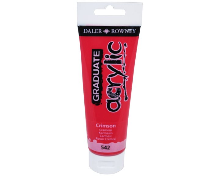 Ακρυλικό Χρώμα Graduate 120ml 542 Crimson 123120542