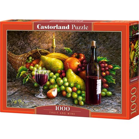Παζλ Castorland 1000 τμχ. Fruit And Wine 68x47 C-104604-2