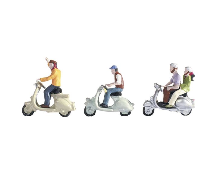 Υλικά Μακέτας Noch Scooter Drivers 15910