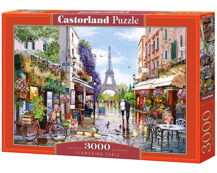 Παζλ Castorland 3000τεμ. Flowering Paris 92x68 C-300525-2