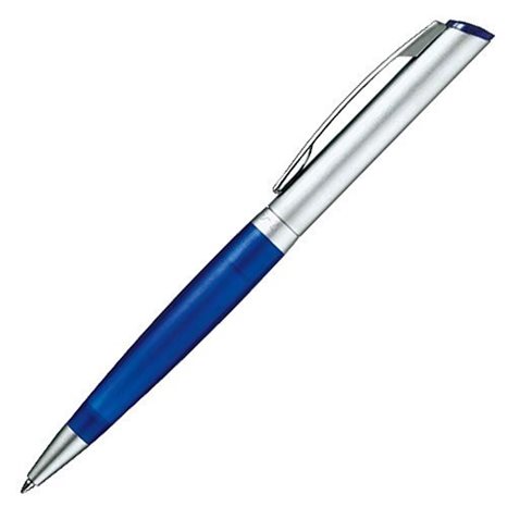Στυλό/Σφραγίδα Heri Diagonal Color 6031M Μπλε/Ασημί
