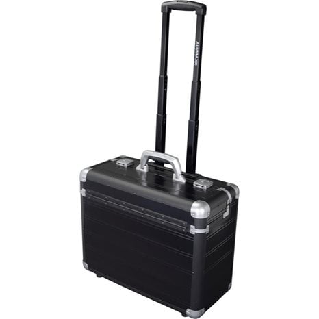 Τρόλεϋ Αλουμινίου Alumaxx Discovery με θήκη Laptop 15.6'' Μαύρο Ματ