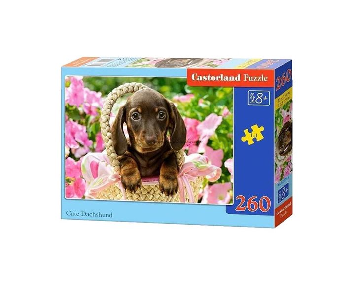 Παζλ Castorland 260τμχ Cute Dachshund