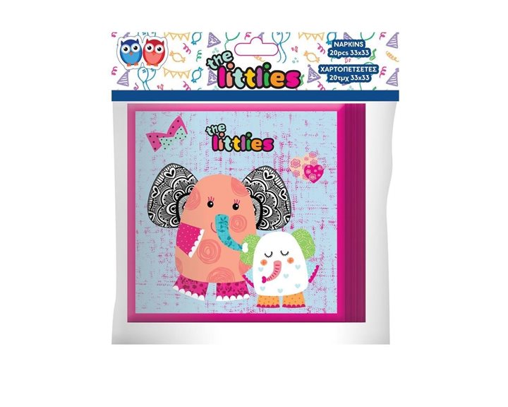 Χαρτοπετσέτες The Littlies 20τμχ 33χ33cm 646024