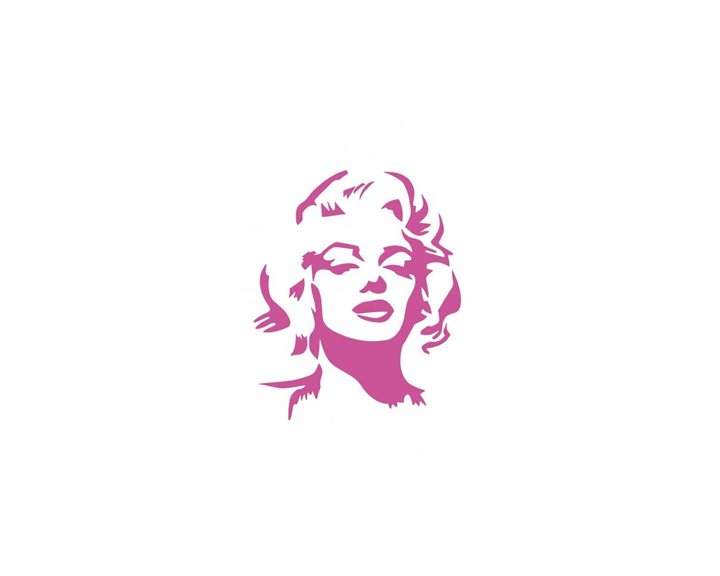 Craftistico Stencil A4 21x29,7 cm Marilyn