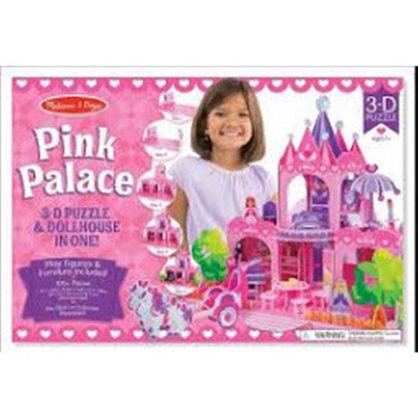 Φτιάξε Το Ροζ Παλάτι 3D Puzzle 9462