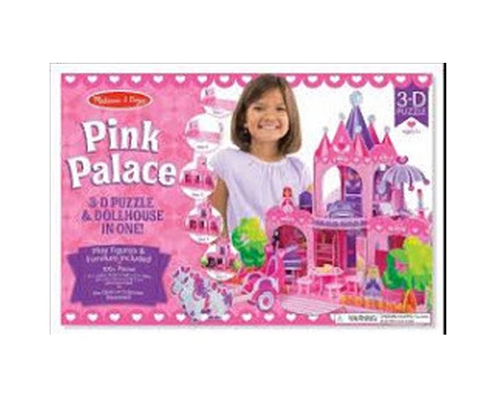 Φτιάξε Το Ροζ Παλάτι 3D Puzzle 9462