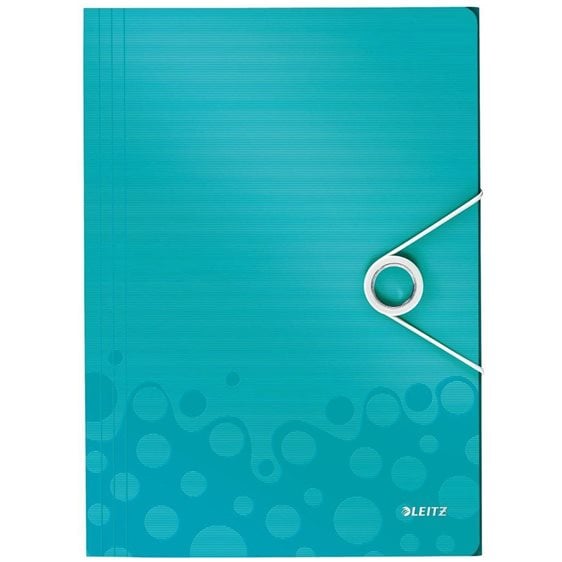 Ντοσιέ A4 Leitz PP Με Λάστιχο Ice Blue 4599-00-51