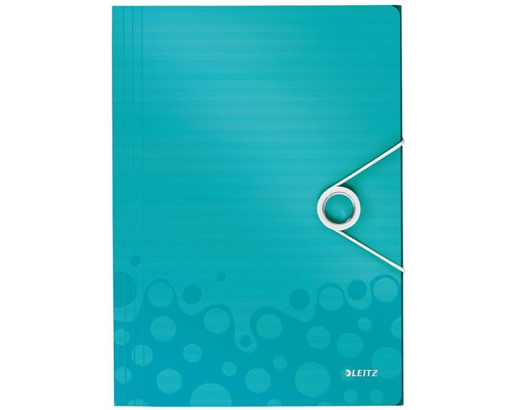 Ντοσιέ A4 Leitz PP Με Λάστιχο Ice Blue 4599-00-51