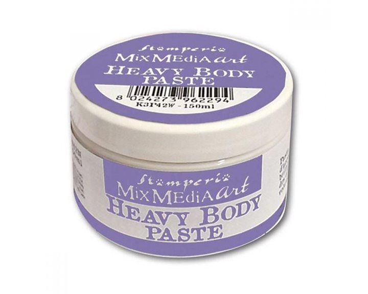 Stamperia 150ml Λευκή Ανάγλυφη Πάστα Heavy Body
